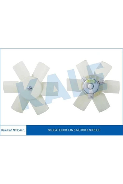 Kale 354770  FAN MOTORU (DAVLUMBAZLI) FELICIA 1.3 1.6 LXI GLX 94-0 ürün görseli 1