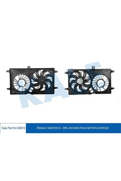 Kale 348510  FAN MOTORU + DAVLUMBAZ MASTER III BÜYÜK TEK TEKER ürün görseli 1