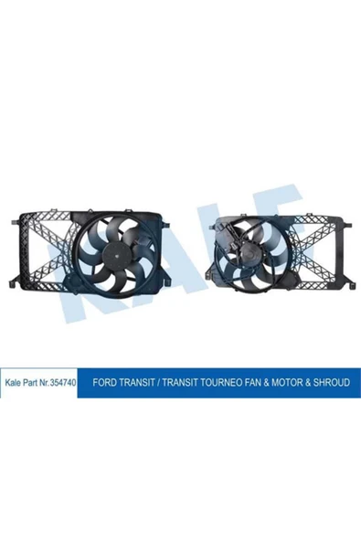 Kale 354740 OTO Radyatör  Fan Motoru Komple Ford: Transit V347/V348 Klimasız 2.2 130Ps/140Ps 06- ürün görseli 1