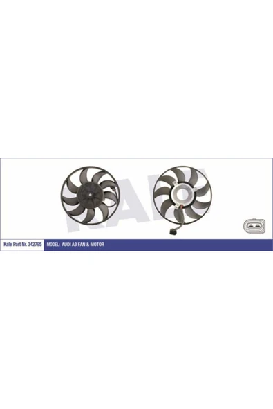 Kale 342795  Fan Motoru Golf Vi 08- 1.2 Tsi 1.4 Fsi 1.6 Tdi 2.0 Td 539658429 ürün görseli 1