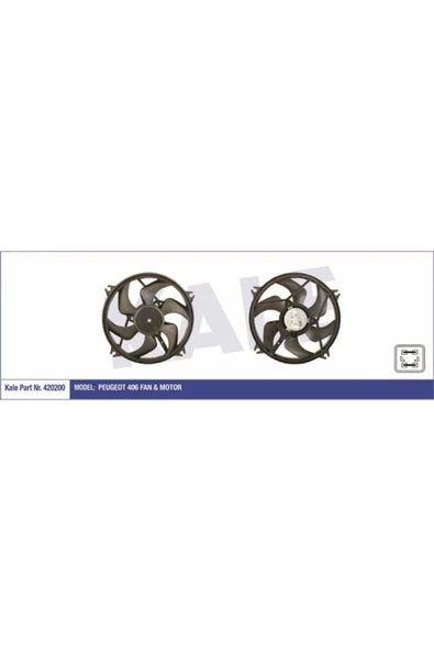 Kale 420200  FAN MOTORU 406 280W-385mm ürün görseli 1