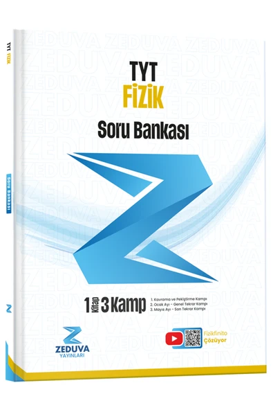 Zeduva Yayınları Fizikfinito TYT Fizik 1 Kitap 3 Kamp Soru Bankası ürün görseli 1