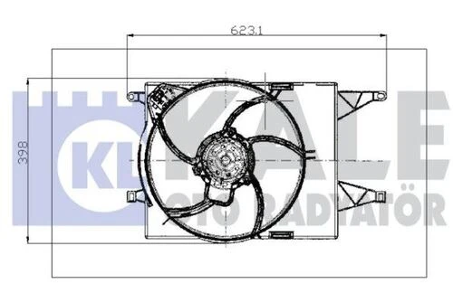 Kale 013501004  Fan Motoru Davlumbazlı Linea 1.4 Mpı Nac 51788079 ürün görseli 1