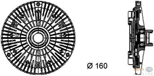 Mahle CFC57000P -knecht-behr Cfc57000p Fan Termiği Premium Line Bmw E34 E39 E32 E38 E31 M62 M60 11527502804 ürün görseli 1
