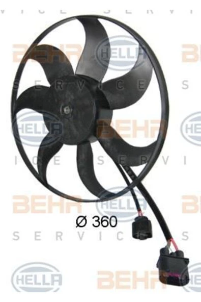 Mahle CFF138000S Cff138000s Fan Motoru Golf V.vı-jetta-passat-polo-caddy-a3 ürün görseli 1