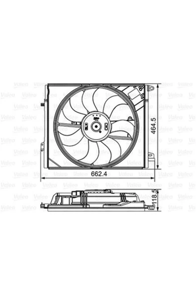 Valeo 696881  Fan Motoru ürün görseli 1
