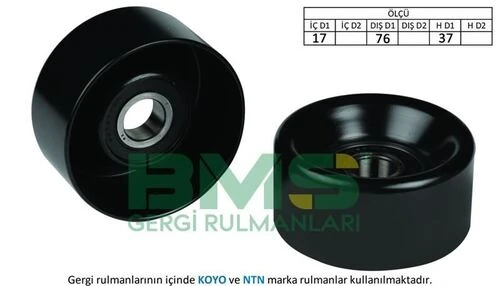 Bms 080  ALTERNATÖR V KAYIS GERGI RULMANI TRANSIT 2.4TDCI 00-06 ürün görseli 1