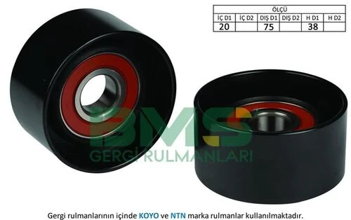 Bms 120  Alternatör Gergi Rulmanı Volvo Fh16-520-540-610 93-03- 20503093 ürün görseli 1