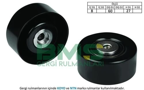 Bms 116  ALTERNATÖR GERGİ RULMANI BERLİNGO 1.9D ürün görseli 1