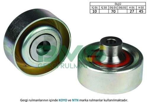 Bms 103  Alternatör Gergi Rulmanı P206-207-307 1.4HDI-1.6HDI 04- -C2-C3 1.4HDI-1.4 16V-1.6 16V Klimalı ürün görseli 1