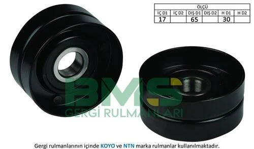 Bms 087  Alternatör V Kayış Gergi Rulmanı Laguna Master Movano Trafic Vivaro Primera 2.0 16V 1.9DCI 1.8 16V 01- ürün görseli 1