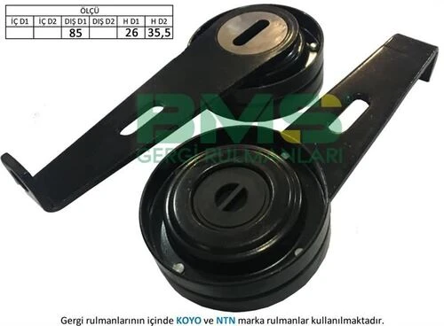 Bms 071  Alternatör Gergi Rulmanı Boxer-Ducato-Partner-P306-405-406-Expert-Berlingo-Jumper-Jumpy 1.9D-1.9Td ürün görseli 1