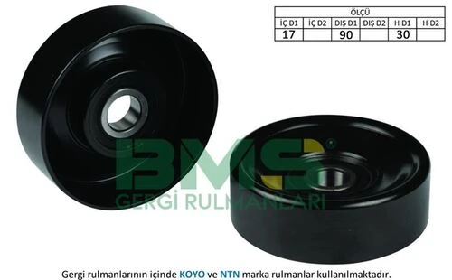 Bms 058  Alternatör Sargı Rulmanı Cıvatalı Fiesta Focus Transit Connect 1.8 Tdcı 02- Vkm34107 ürün görseli 1