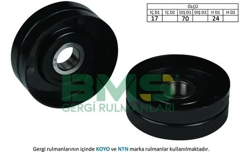 Bms 127  Alternatör V Kayış Gergi Rulmanı A3 Cordoba Ibiza III Leon Toledo II Octavia 1U2 1U5 Bora 1J2-1J6 Caddy II G ürün görseli 1