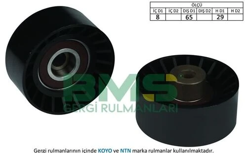 Bms 106  Alternatör V Kayış Gergi Rulmanı 17×65×29 Aveo Kalos Lacetti Daewoo Lanos-Nubira ürün görseli 1