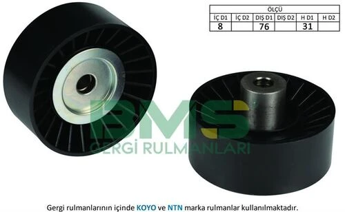 Bms 270  ALTERNATÖR GERGİ RULMANI TRANSIT 2.4 V184 TDCİ ürün görseli 1