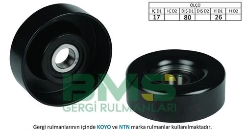 Bms 169  Alternatör V Kayış Gergi Rulmanı 17×80×26 City Civic Jazz ürün görseli 1