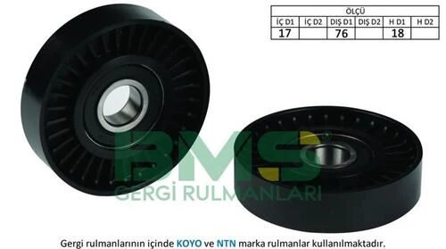Bms 049  Alternatör V Kayış Gergi Rulmanı CLIO Kangoo ürün görseli 1