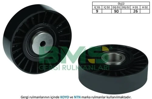 Bms 163 ALTERNATÖR V KAYIS GERGI RULMANI TRANSPORTER T4 LT35 2.5 ANJ AVR ürün görseli 1
