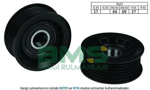 Bms 050  Alternatör V Kayış Gergi Rulmanı Sprinter Volt ürün görseli 1