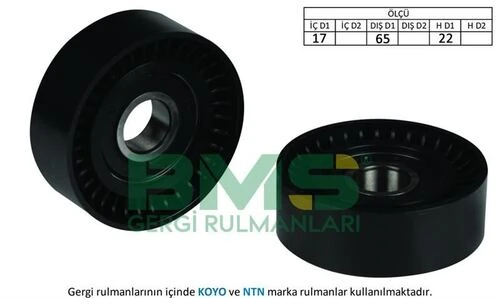 Bms 263  Alternatör V Kayış Gergi Rulmanı Avare Accent Era Getz İ20 İ30 Matrıx Ceed Dizel 06- ürün görseli 1