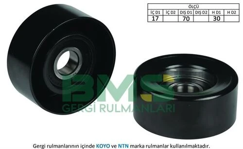 Bms 140  Alternatör V Kayış Gergi Rulmanı 17×70×30 Civic VI Vıı 1.6 1.8 Benzinli ürün görseli 1
