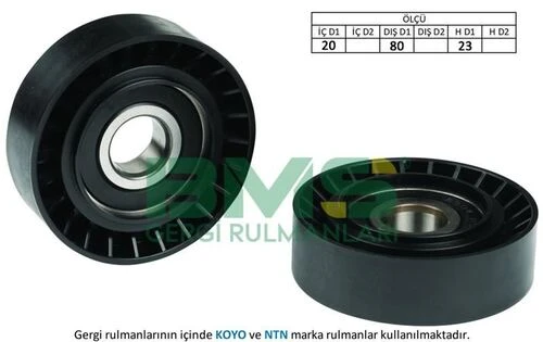 Bms 001  Alternatör V Kayış Gergi Rulmanı Büyük SLX Brava Bravo Ducato Punto Marea Palio Uno ürün görseli 1