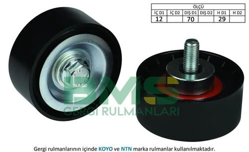 Bms 122 V KAYIS GERGI ALTERNATÖR RULMANI DUCATO IVECO DAILY III DAILY IV ürün görseli 1