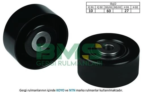 Bms 074 ALTERNATÖR GERGİ RULMANI PARTNER-BERLINGO 1.4-1.6 16V-P206 1.4 16 ürün görseli 1