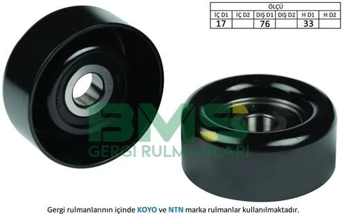 Bms 057 ALTERNATÖR V KAYIS GERGI RULMANI STAREX SORENTO H1 CRDI 01- 140-1 ürün görseli 1