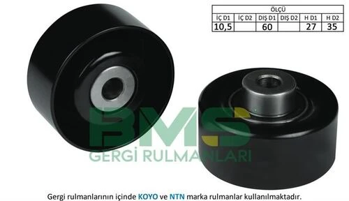 Bms 110D Alternatör Gergi Rulmanı Ford Tourneo Connect 04 14 1.8 Tdcı 1308227 ürün görseli 1
