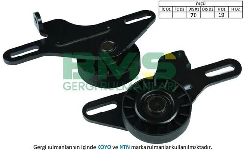 Bms 031  ALTERNATÖR V KAYIS GERGI RULMANI CLIO KANGOO MEGANE 1.4 ürün görseli 1