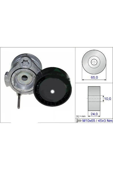 Gates T39239 Alternatör Gergı Rulmanı Cruzecaptıvaantaraepıca 2,0 Cdı ürün görseli 1