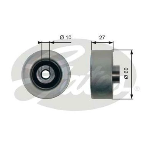 Gates T36431 V KAYIŞ GERGİ RULMANI TRANSIT CONNECT 1.8 TDCI 1.8DI ürün görseli 1