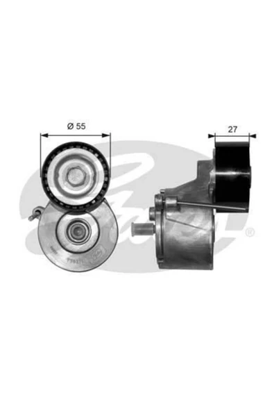 Gates T38371 V KAYIŞ GERGİ RULMANI 206 307 407 1007 / FIESTA FUSI ürün görseli 1