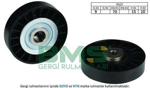 Bms 278  ALTERNATÖR V KAYIS GERGI RULMANI CLIO II KANGOO 1.4 ürün görseli 1