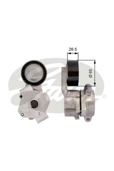 Gates T39107 Alternatör Gergi Rulmanı Kütüklü Jumper-ducato-boxer 2.2hdı 06 Transıt 2.2 Tdcı 06 Marka : ürün görseli 1