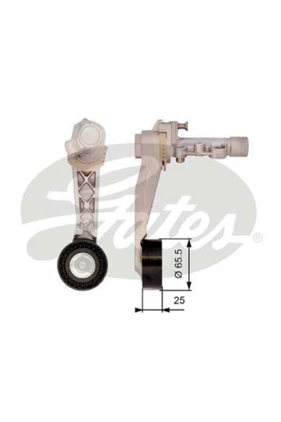 Gates T39127 V KAYIŞ GERGİ RULMANI C3 C4 C5 1.4 1.6 ürün görseli 1