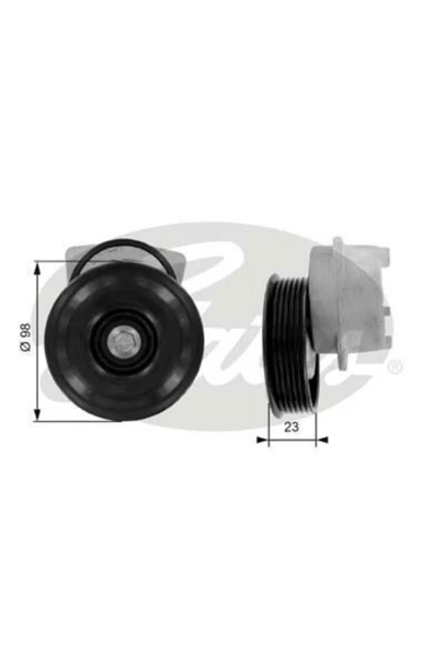 Gates T38203 Gergi Rulmanı Fiesta 95-02puma 97-02mazda 121 1,4-1,6 16v (benzinli Motorlar) (kütüklü) ürün görseli 1