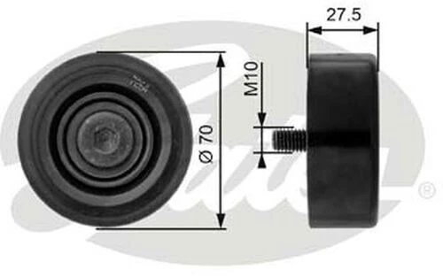 Gates T36206 ALTERNATÖR GERGİ RULMANI ACCENT (02-05)ELANTRA (01-0 ürün görseli 1