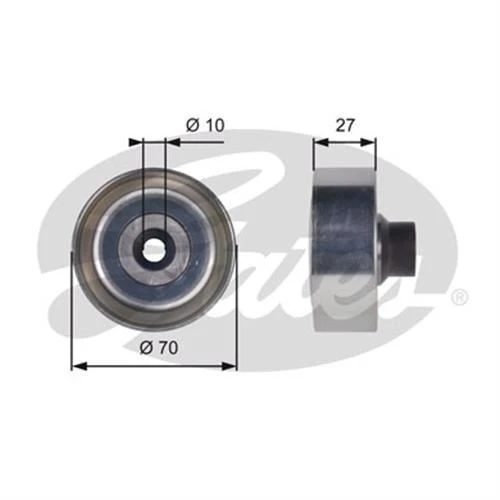 Gates T36361 V KAYIŞ GERGİ RULMANI 207 307 1007 / C2 C3 C4 1.4 HD ürün görseli 1