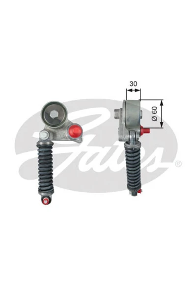 Gates T39264 Alternatör Gergi Rulmanı Vitara 05 15 1.9ddis Amortisorlu ürün görseli 1