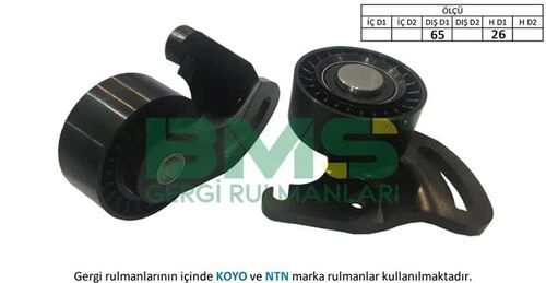Bms 315 ALTERNATÖR GERGİ RULMANI AYAKLI CLIO II-III-KANGOO-MEGANE II- SCE ürün görseli 1
