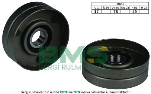 Bms 378 ALTERNATÖR GERGİ RULMANI PASSAT-SUPERB-A4-A6 2.5 TDI 1997-2005 AF ürün görseli 1