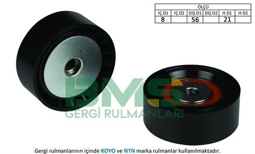 Bms 337  ALTERNATÖR GERGİ RULMANI CLIO-KANGOO 1.2 16V 01 ürün görseli 1