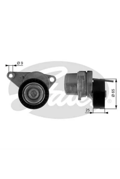 Gates T38313 V KAYIŞ GERGİ RULMANI 207 301 307 / C2 C3 II C4 1.4 ürün görseli 1