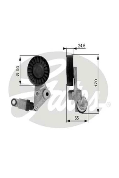Gates T38239 V Kayis Gergi Rulmani Kutuklu ( Astra G Vectra B 2.0di X20dtl 1340530 1340548 (wh685179) ürün görseli 1