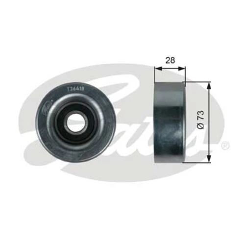 Gates T36418 Alternatör V Kayış Gergi Rulmanı Mazda 2 1.3 07-15 1.5 11-15 1.4 1.6 03-09 ürün görseli 1