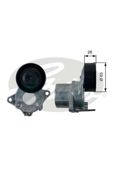 Gates T39197 ALTERNATÖR V KAYIS GERGI RULMANI KÜTÜKLÜ SPRINTER 06 ürün görseli 1