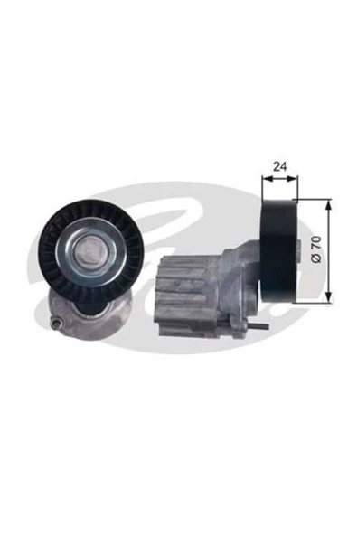 Gates T38427 V KAYIŞ GERGİ RULMANI GOLF VI POLO JETTA PASSAT CADD ürün görseli 1